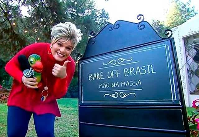 Ana Maria Brisa invade bastidores do Bake Off Brasil