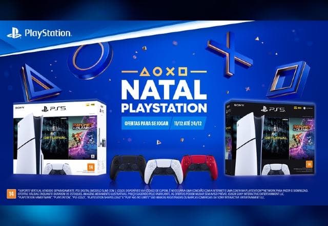 Promoção de Natal PlayStation: descontos imperdíveis no PS5, acessórios, PS VR2 e jogos físicos