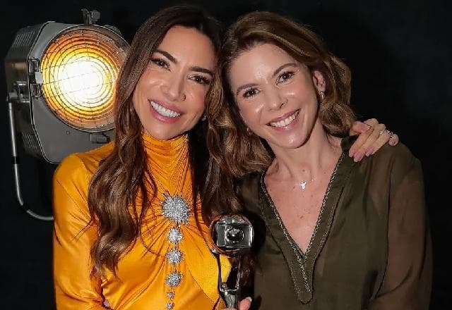 Daniela Beyruti mostra bastidores de visita à Globo com Patrícia Abravanel